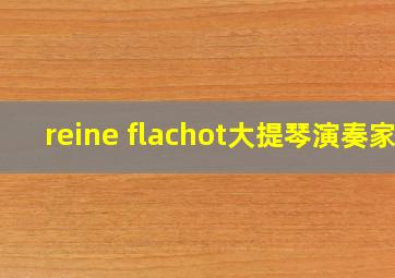 reine flachot大提琴演奏家